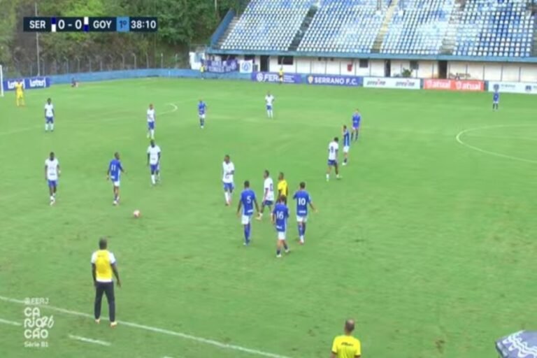 Goytacaz segura o empate fora de casa contra o Serrano e mantém invencibilidade na Série B1